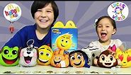 8 Emoji Movie Happy Meal Toys Review | Lucas World 😊