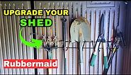 Easy Storage for Rubbermaid Shed