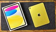 iPad 10th Generation Yellow Colour - Unboxing & All New Features