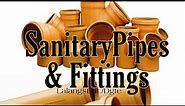 Names//Sanitary Pipes & Fittings for piping system. | Ideal for drain,waste and vents installations.