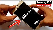 Samsung J5 6 (SM J510) Hard Reset/ Pattern Unlock Easy Trick With Keys