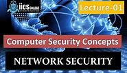 Computer Security Concepts||Lecture-01||Bca 6th Sem||By Sarvesh Sir||IICS College