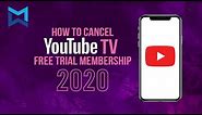 How to cancel YouTube TV free trial membership for beginners! (2020)