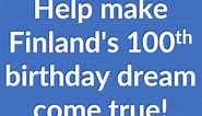 Finland's 100th birthday wish: help us turn the 100 emoji blue...
