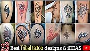 23 Best tribal tattoo ideas to be inked | simple & easy tribal style tattoos | tribal Arm tattoo