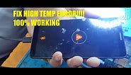 Samsung M01 Core Charging High Temperature Error/Low Temperature Error Fix