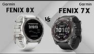 Garmin Fenix 8X vs Fenix 7X
