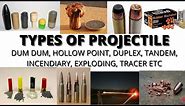 Types of projectile | Forensic ballistics | Types of bullet and pellets | UGC NET forensic science