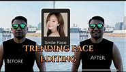 How To Edit Smile Face In Mobile Phone | Trending Face Edit | CAPCUT Editing
