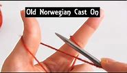 Old Norwegian Cast On | German Twisted Cast On | Knitting Lessons for Beginners