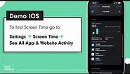 How to find Screen Time on iPhone iOS
