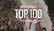 The top 10 college football games of 2016