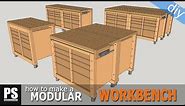 Modular Workbench & Mobile Tool Stand Build (Ep.1)