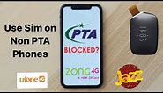 How to use non pta Blocked phone |how to use ikos device how to use sim in non pta iphones for free