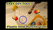 DIY Hot Soldering Iron Plastic Hole Puncher Tool - Make 1/2 - 3/4 - 1 Inch Easily
