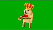 Doge dancing green screen || Meme Template || Motherboard Bois
