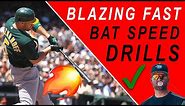 BEST BAT SPEED DRILLS - Increase BAT SPEED & EXIT VELOCITY w/ these drills & CRUSH baseballs!