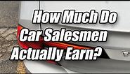 How Much Do Car Salesmen Actually Make? | My Real Earnings & Discussion On Paylans!