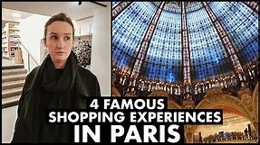 4 Famous Shopping Experiences in Paris