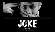 BTS RM - Joke (농담) (Color Coded Lyrics/Han/Rom/Eng)