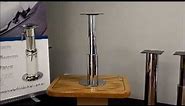 Marine Tech Industries Floor to Table Stainless Electric Pedestal