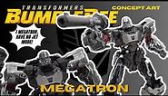 Transformers Bumblebee Movie Concept Art MEGATRON SS109 Leader Class