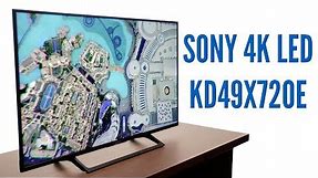 First Look: Sony KD49X720E 4K HDR LED X720E Series