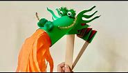 Chinese New Year Crafts for Kids | Dragon Dancing Prop