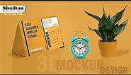 Calendar Mockup Design | How to make Calendar Mockup Design | 3D Calendar Mockup Design 💯💯