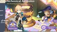 The new event: Alchemical Ascension #genshin #genshinimpact #genshinevent #polearms (... Now for my Lumine account)