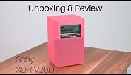 Sony XDR-V20D - Unboxing & Review - Portable Stereo DAB+ DAB FM Tuner with Alarm Clock