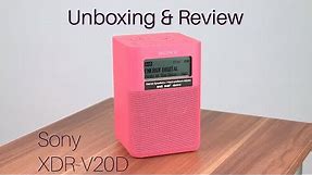 Sony XDR-V20D - Unboxing & Review - Portable Stereo DAB+ DAB FM Tuner with Alarm Clock