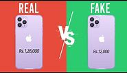 Apple iPhone 12 Pro Max Rs.12,000 Vs Rs.1,26,000 - How to Spot FAKE iPhone in 10 Seconds!