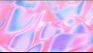 Psychedelic Holographic Shiny Iridescent Liquid Fluid Waves Flowing 4K Motion Background for Edits