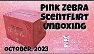 Pink Zebra ScentFlirt Unboxing: October, 2023