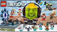 LEGO Dimensions Fun Packs Stop Motion Build & In-Game Fun! (Let's Build Wave 1 Skit)
