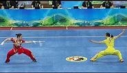 2014 1st China National Wushu Games 第一届全国武术运动大会 Women Duilian Jiangsu Team 江苏 沈清 张洋洋 9.62
