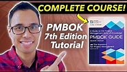 PMBOK 7th Edition Tutorial (FREE Course! PMBOK Guide 7th Edition Masterclass)