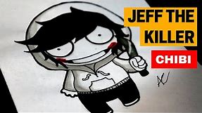 How To Draw Jeff The Killer CHIBI | For Kids | Creepypasta