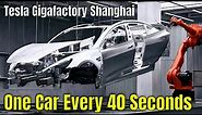 Tesla Makes An EV Every 40 Seconds At Gigafactory Shanghai