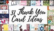 31 Handmade Thank You Card Ideas