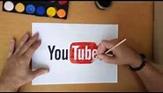 How to draw the Youtube logo