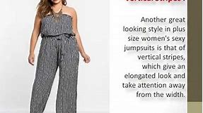Best Styles in Sexy Plus Size Jumpsuits For Women