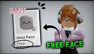 How to get the Roblox UWU Face for Free 🥺👌
