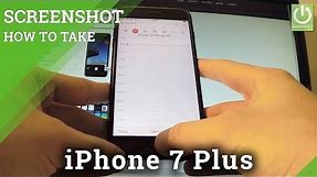 How to Take Screenshot in APPLE iPhone 7 Plus - Capture Screen