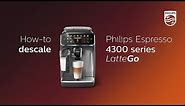 Philips 4300 LatteGo - how to descale