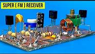 how to make a simple super fm receiver circuit, KAIWEETS
