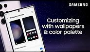 Customize your Galaxy phone’s look with color palette and wallpapers | Samsung US