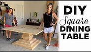 DIY Square Dining Table