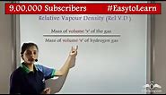 Relative Vapour Density of Gases | Mole concept | Class 10 | CBSE | NCERT | ICSE